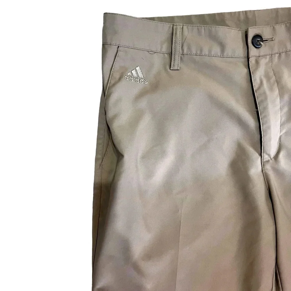 Adidas ClimaCool Golf Pants Khaki 32x32 Lightweight Performance Chinos